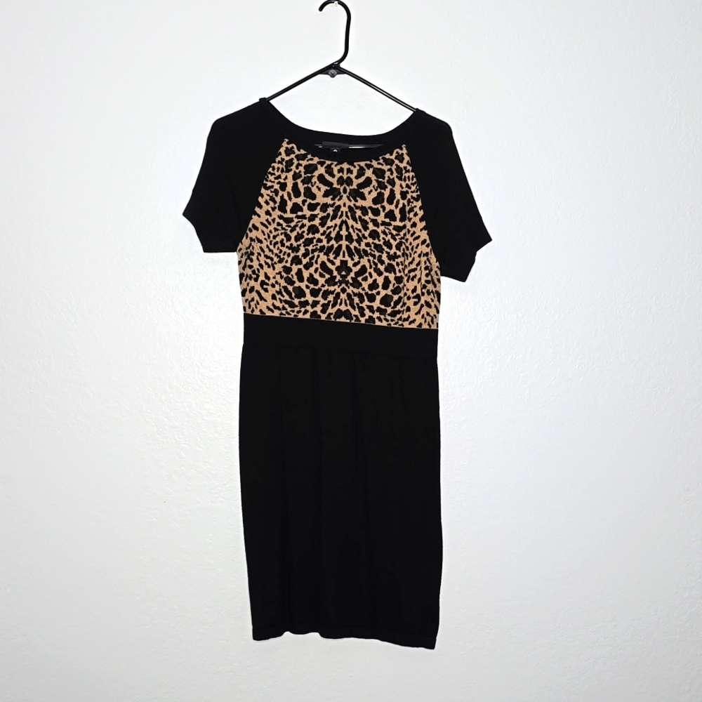 Worthington leopard print Knitted dress 🔥 5/$25 Bundle Sale 🔥